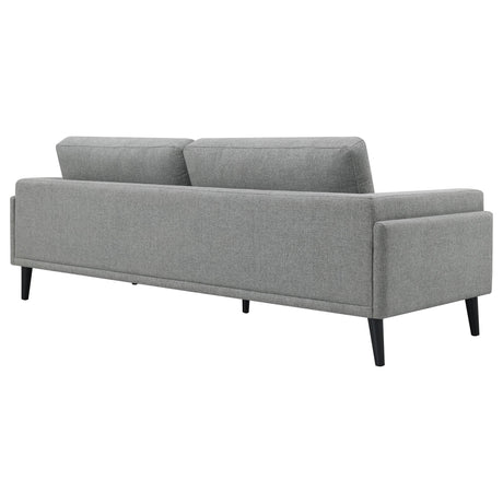 Rilynn Grey Upholstered Track Arm Sofa - Ornate Home