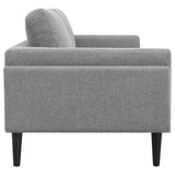 Rilynn Grey Upholstered Track Arm Sofa - Ornate Home