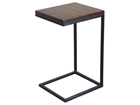 Rima Dark Brown Side Table - Ornate Home
