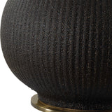 Rimini Black Glaze Table Lamp - Ornate Home