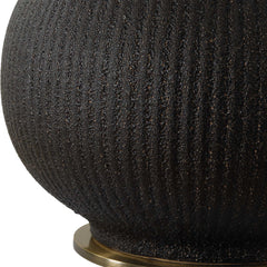 Rimini Black Glaze Table Lamp - Ornate Home