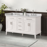 Rimini White Vanity Set - Ornate Home