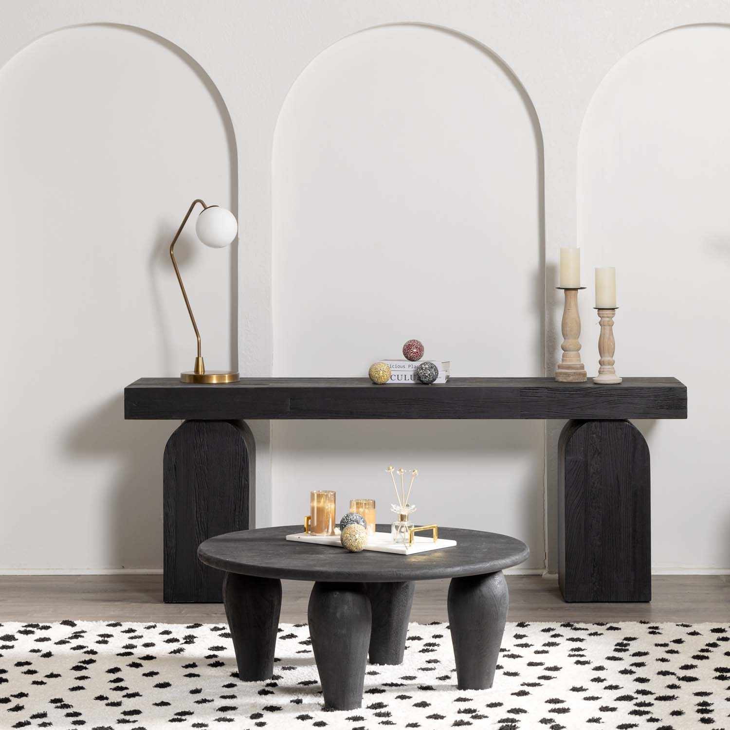 Rimpeso Gold Brass Table Lamp - Ornate Home