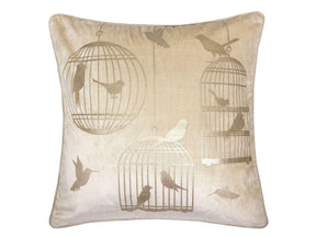 Rina Beige Pillow (Set of 2) - Ornate Home