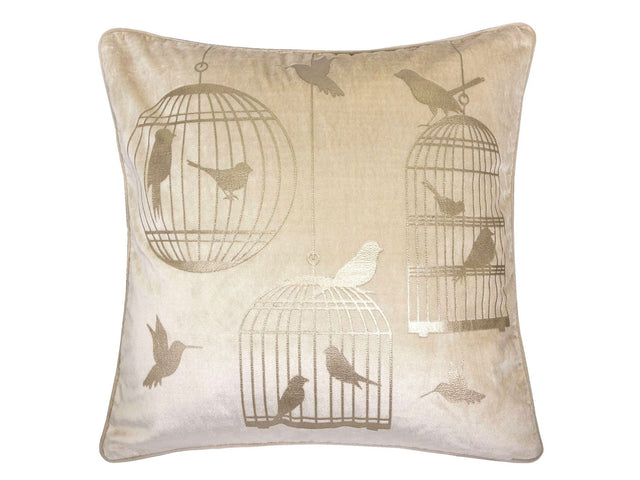 Rina Beige Pillow (Set of 2) - Ornate Home