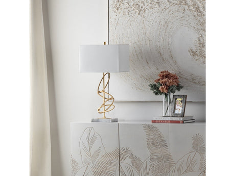 Ringo Gold/Grey Table Lamp - Ornate Home