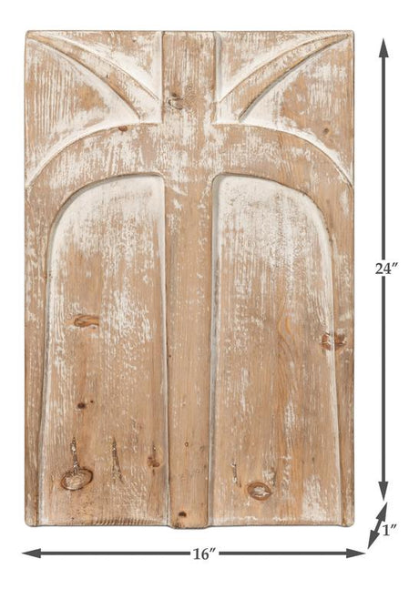 Ringo Natural Carved Panel - Ornate Home