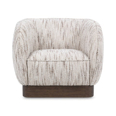 Rinner Cocoa Cream Swivel Chair - Ornate Home