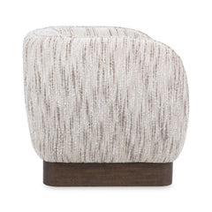 Rinner Cocoa Cream Swivel Chair - Ornate Home