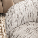 Rinner Cocoa Cream Swivel Chair - Ornate Home