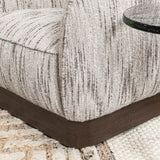 Rinner Cocoa Cream Swivel Chair - Ornate Home