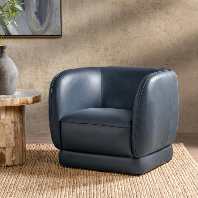 Rinner Mystic Blue Accent Chair - Ornate Home