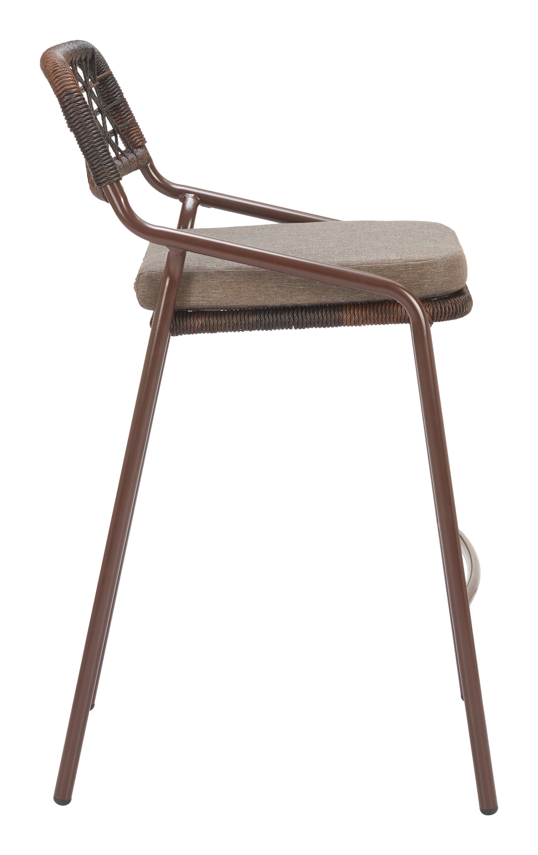 Rio Brown Barstool (Set of 2) - Ornate Home
