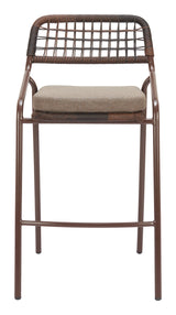 Rio Brown Barstool (Set of 2) - Ornate Home