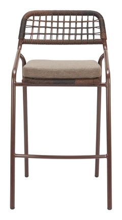 Rio Brown Barstool (Set of 2) - Ornate Home