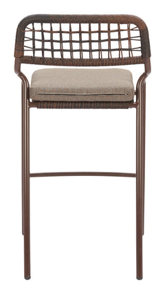 Rio Brown Barstool (Set of 2) - Ornate Home