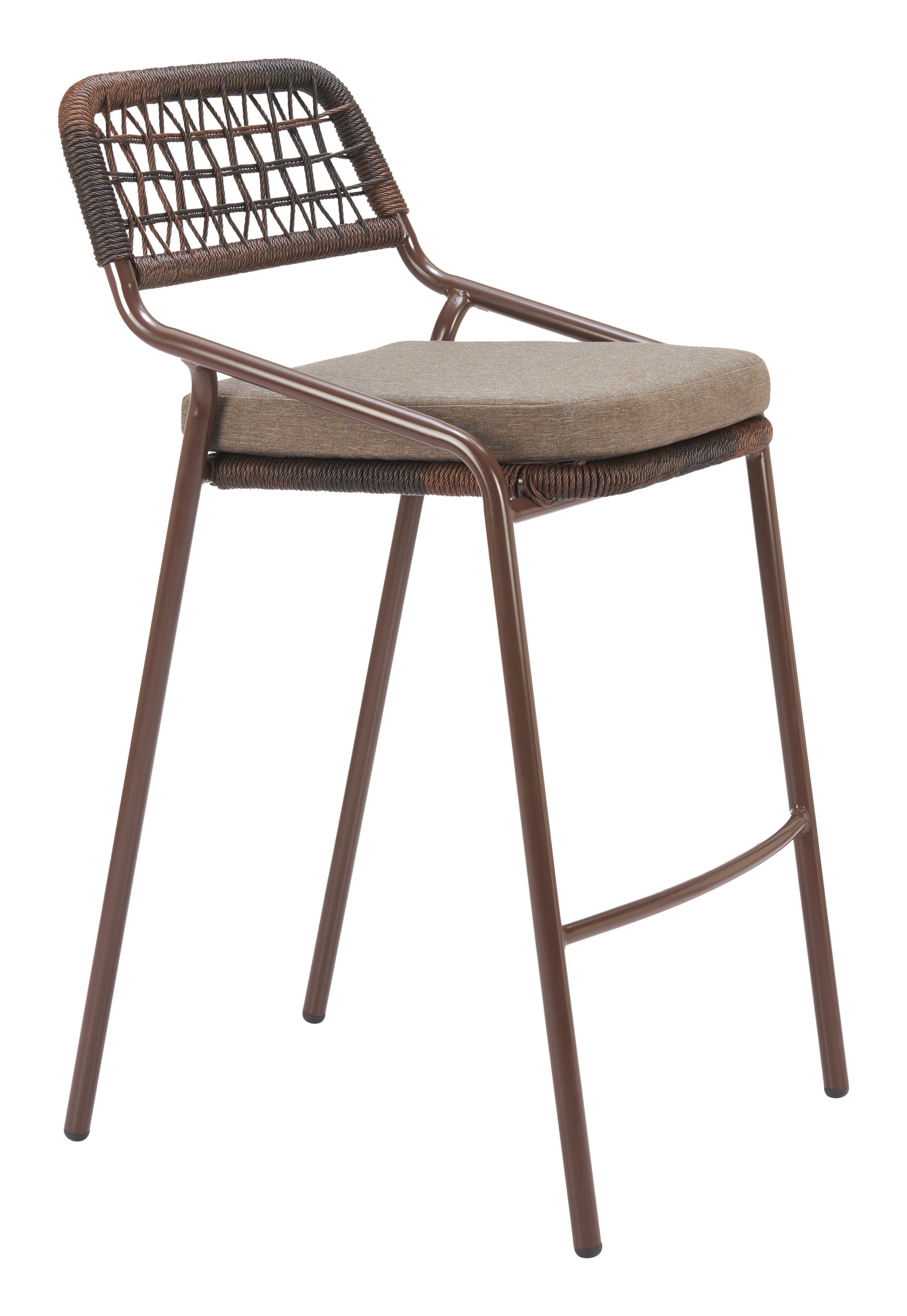 Rio Brown Barstool (Set of 2) - Ornate Home