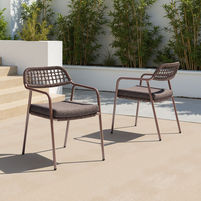 Rio Brown Dining Chair (Set of 2) - Ornate Home