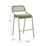 Rio Green Barstool (Set of 2) - Ornate Home