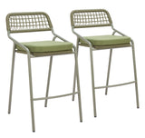 Rio Green Barstool (Set of 2) - Ornate Home