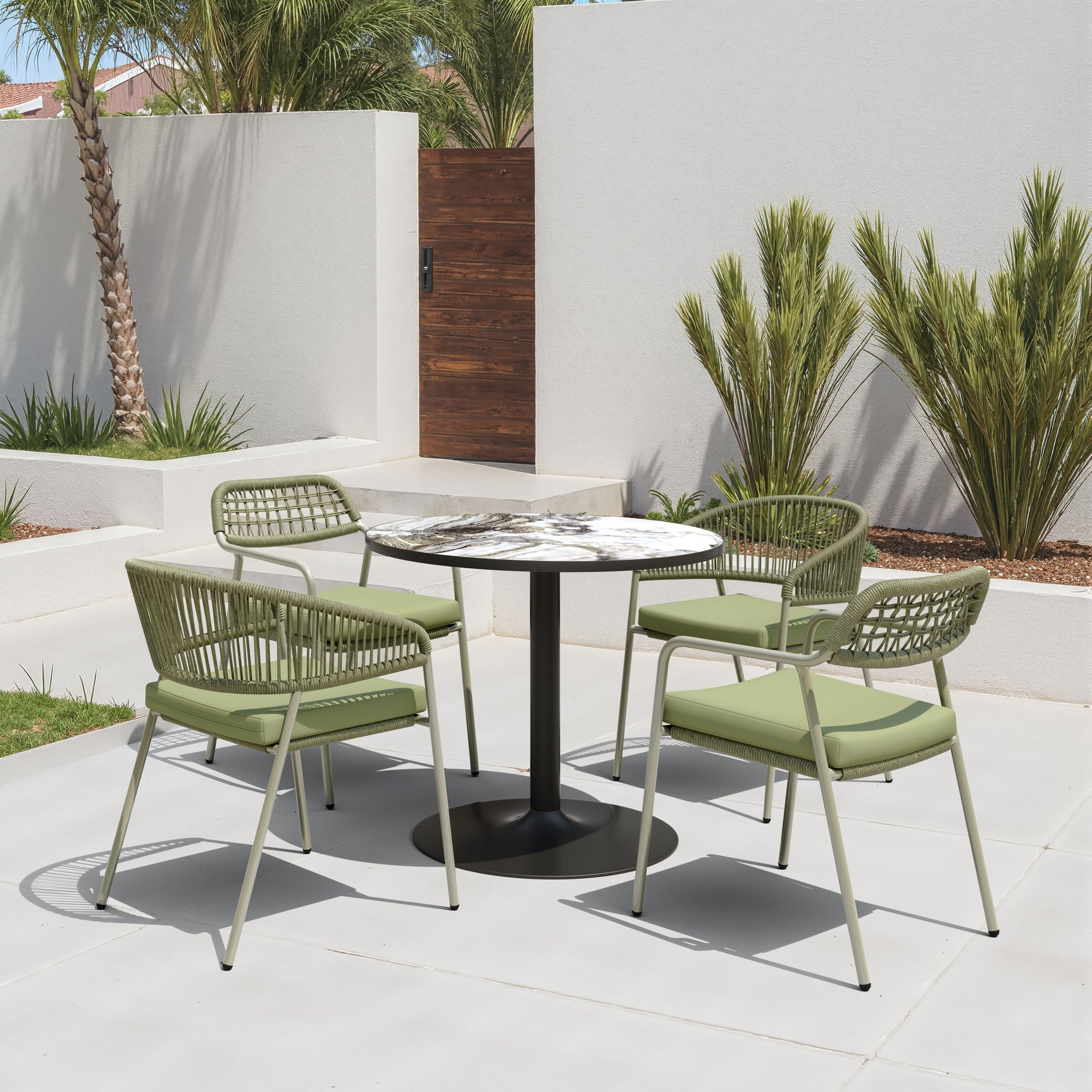 Rio Green Dining Chair (Set of 2) - Ornate Home
