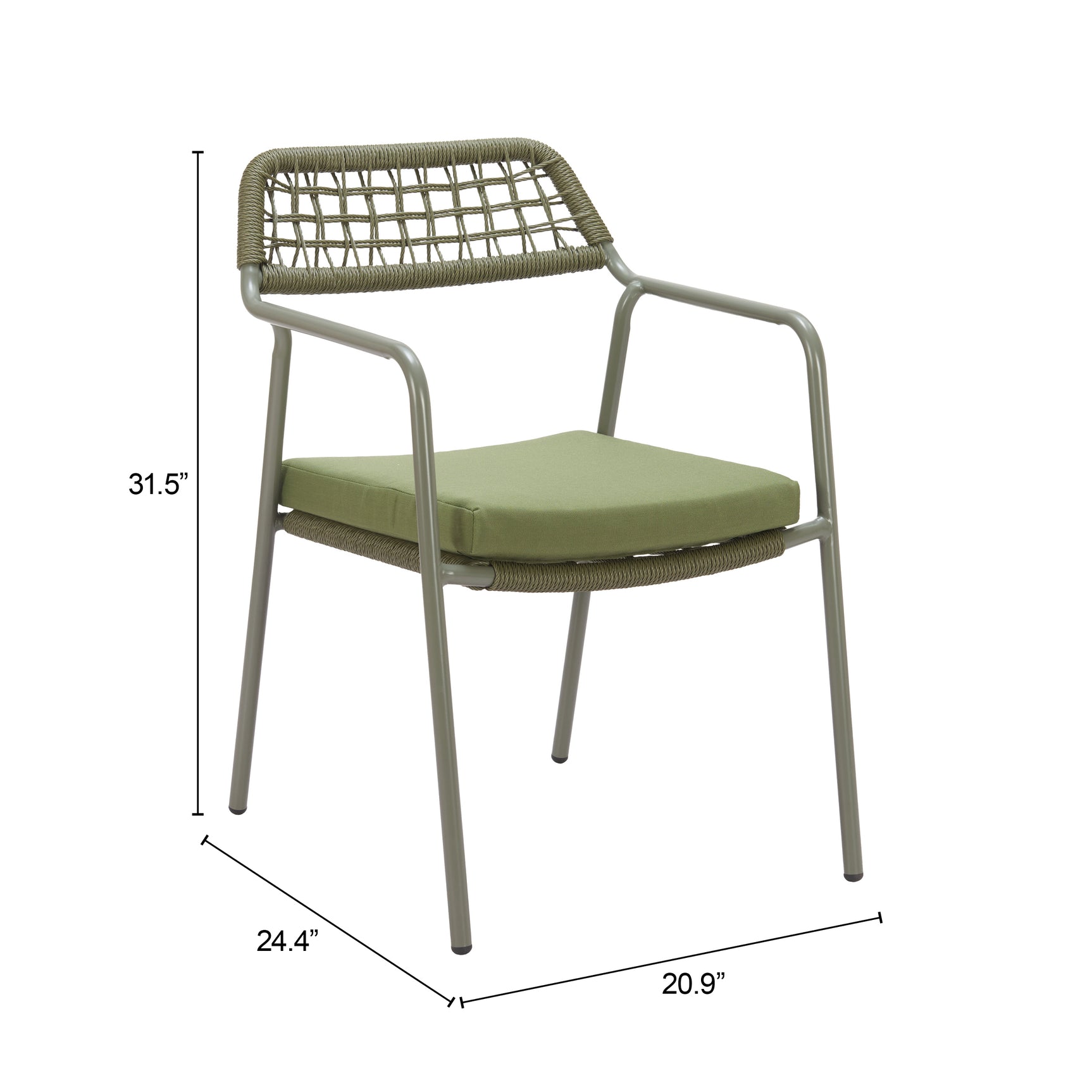 Rio Green Dining Chair (Set of 2) - Ornate Home