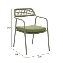 Rio Green Dining Chair (Set of 2) - Ornate Home