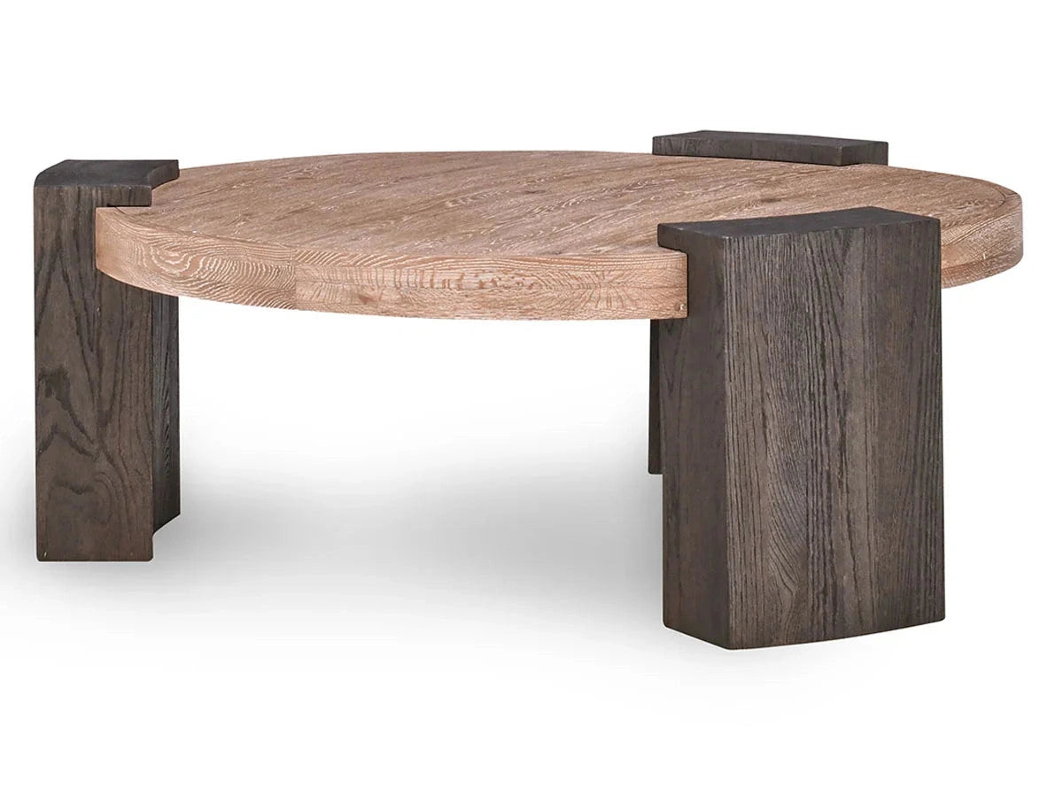 Rio Natural Round Coffee Table - Ornate Home