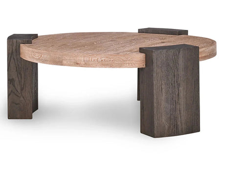 Rio Natural Round Coffee Table - Ornate Home