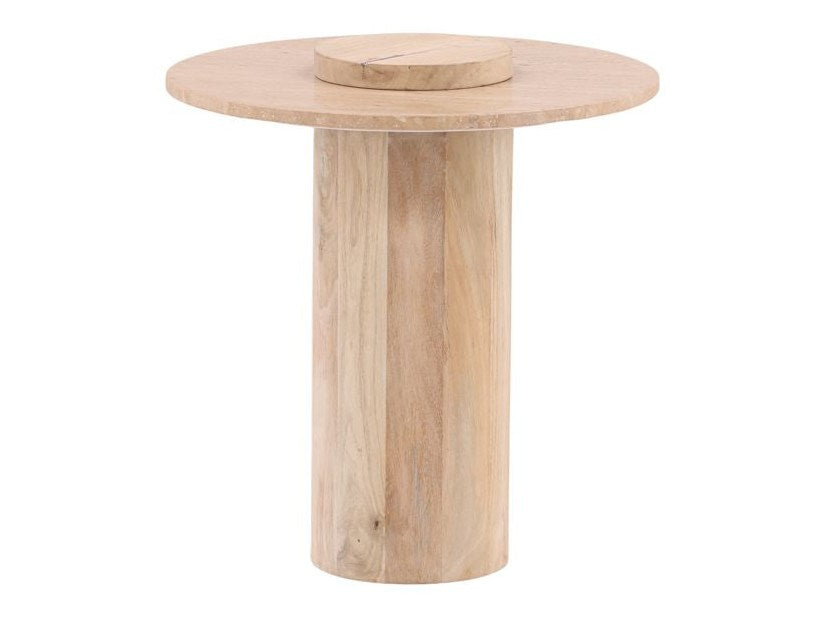 Riona Natural Side Table - Ornate Home