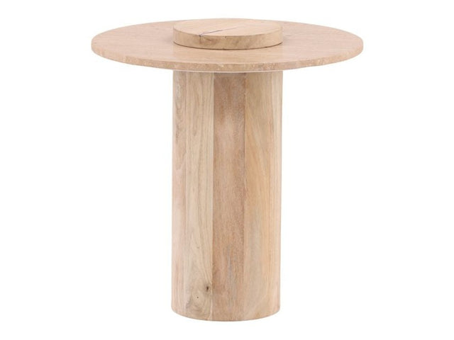 Riona Natural Side Table - Ornate Home