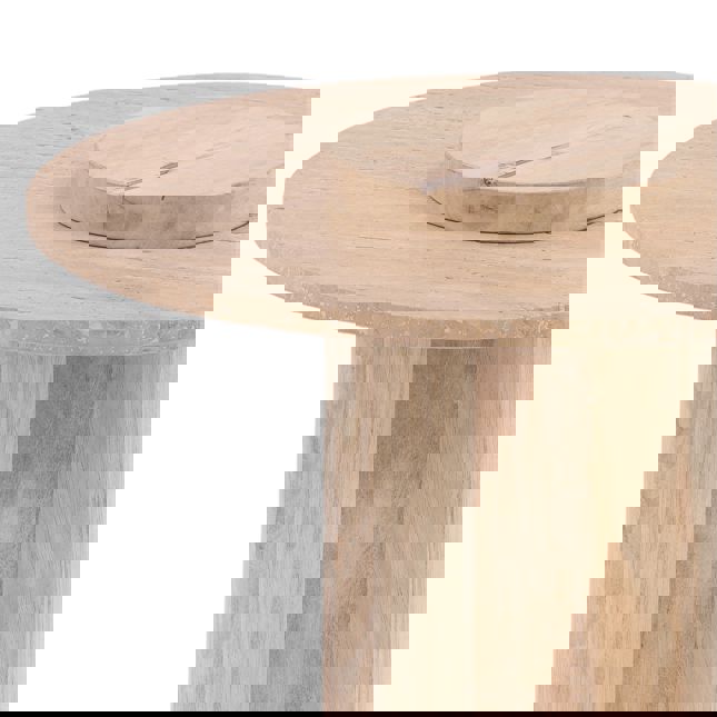 Riona Natural Side Table - Ornate Home