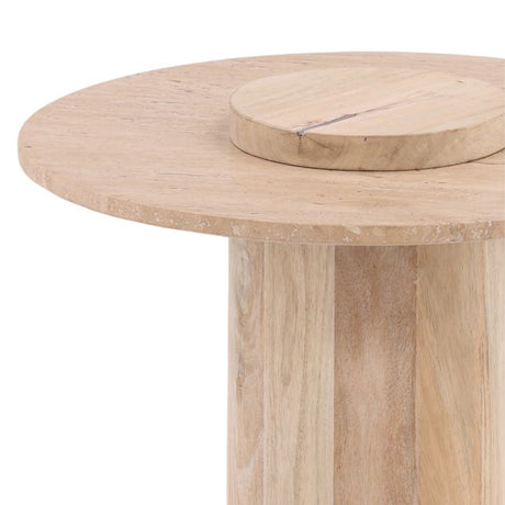 Riona Natural Side Table - Ornate Home