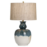 Ripley Gourd Blue Table Lamp - Ornate Home