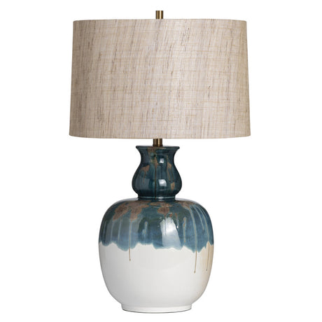 Ripley Gourd Blue Table Lamp - Ornate Home