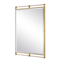Ripoll Antique Brass Mirror - Ornate Home