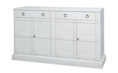 Ripon Haven Cortina White Center Media Base - Ornate Home
