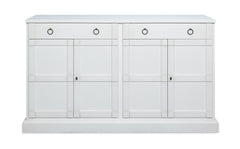 Ripon Haven Cortina White Center Media Base - Ornate Home