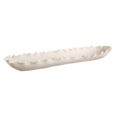 Ripple Crest White Bowl - Ornate Home