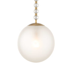 Ripple Frost 1 Light Glass Pendant - Ornate Home
