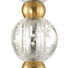 Ripple Frost 1 Light Glass Pendant - Ornate Home