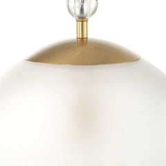 Ripple Frost 1 Light Glass Pendant - Ornate Home