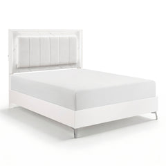 Ripple White 4pc Bedroom Set - Ornate Home