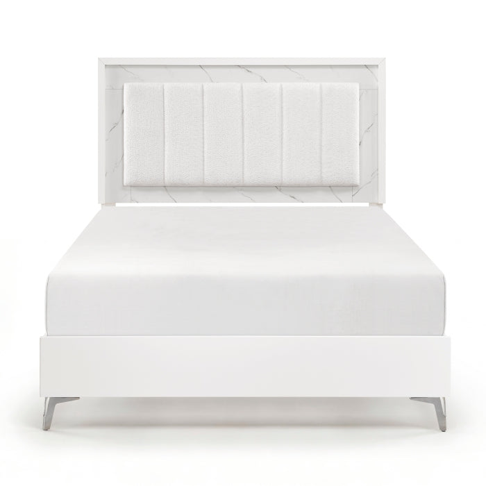 Ripple White 5pc Bedroom Set