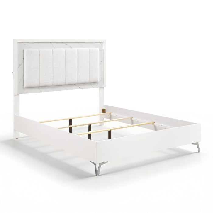 Ripple White 5pc Bedroom Set