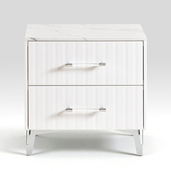 Ripple White 5pc Bedroom Set