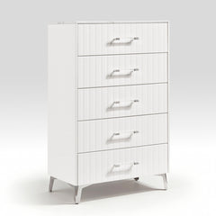 Ripple White Chest - Ornate Home