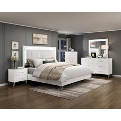 Ripple White Chest - Ornate Home