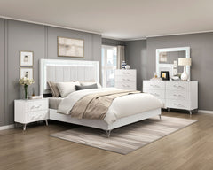 Ripple White Chest - Ornate Home