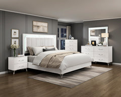 Ripple White Chest - Ornate Home